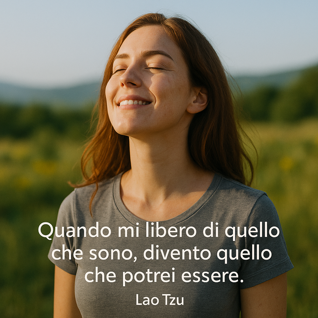 Quando mi libero di quello che sono divento quello che potrei essere