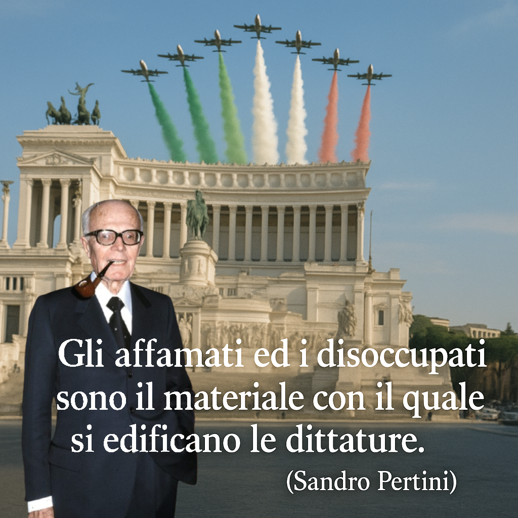 Gli affamati ed i disoccupati sono il materiale con il quale si edificano le dittature
